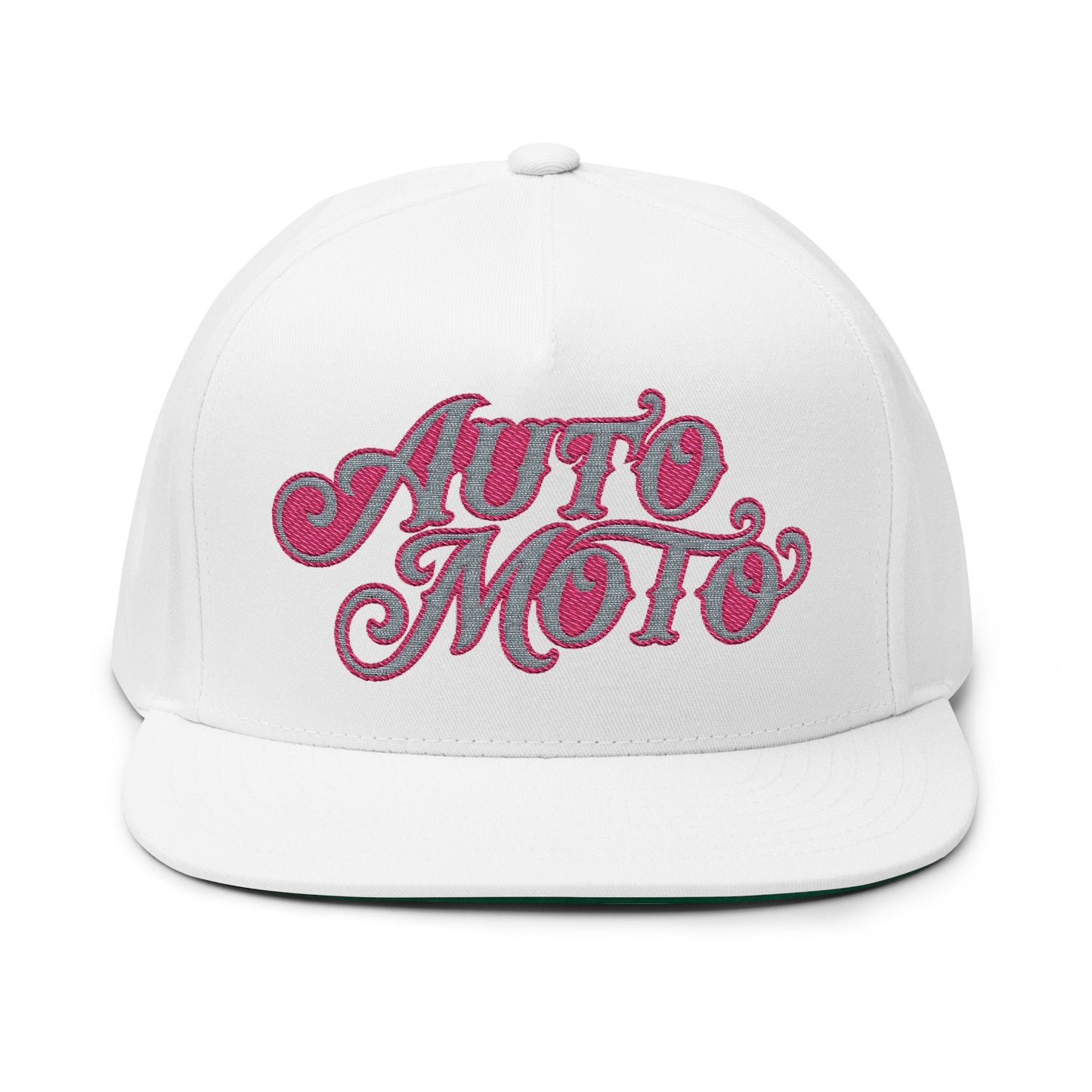 AUTO MOTO - Flat Bill Cap (Embroidery)