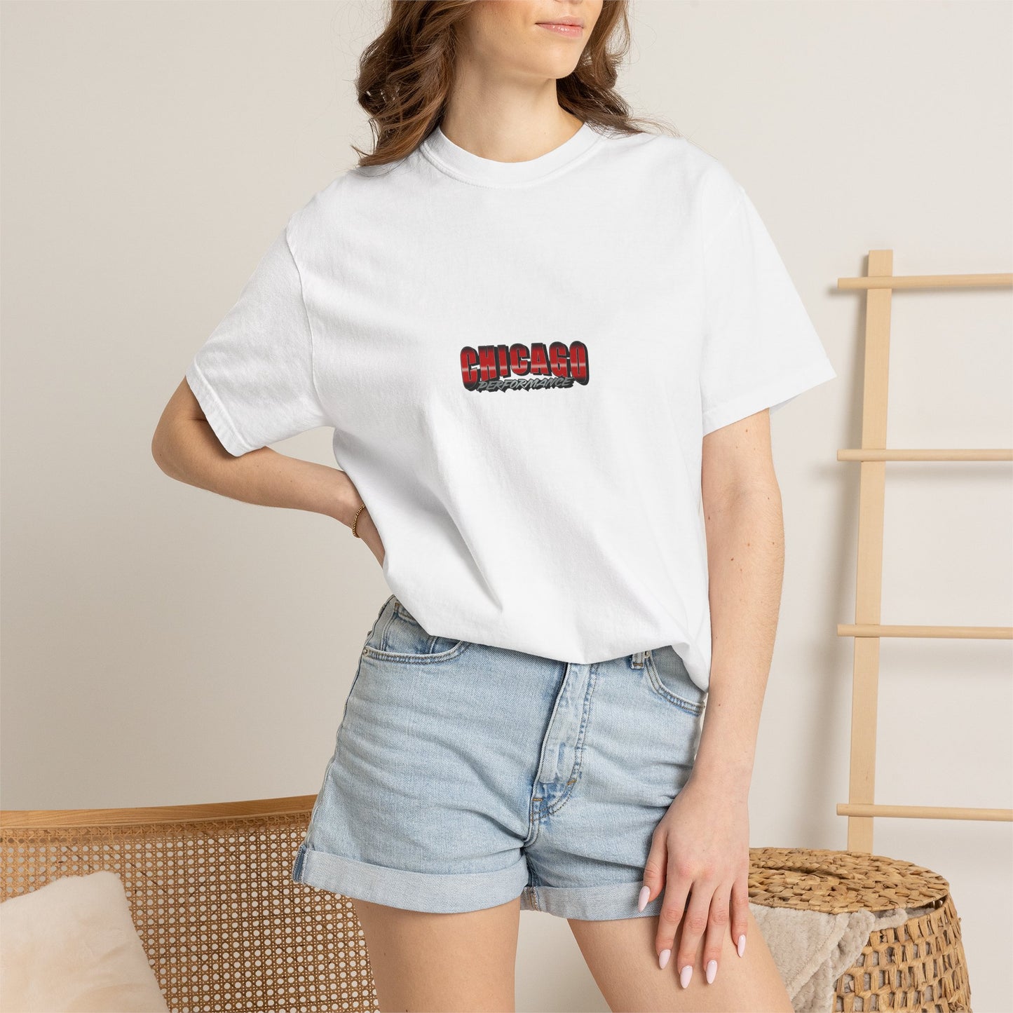 Chicago Performance "Bike Collage"  Garment-Dyed T-shirt