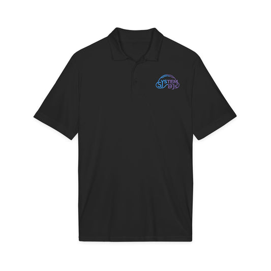 System DJs - Sport Polo Gradient Embroidered Logo