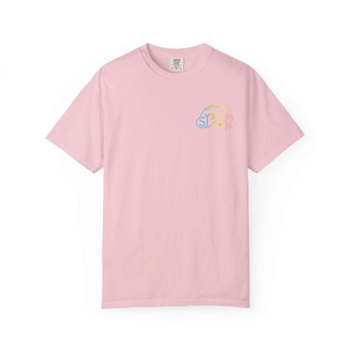 System DJ's - 70s Logo Unisex Garment Dyed T-Shirt