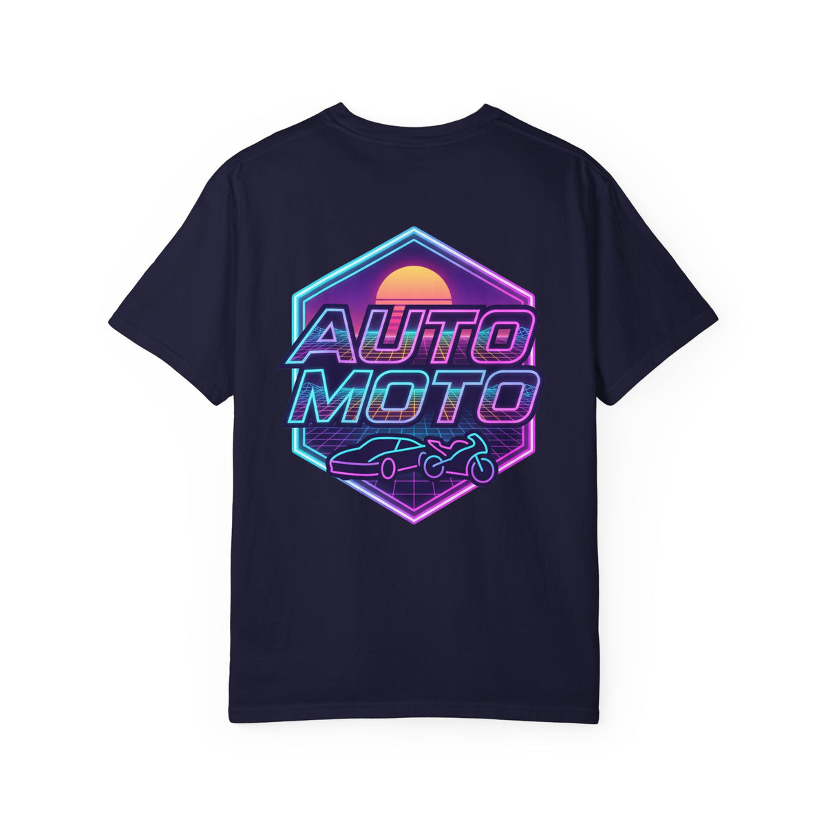 AUTO MOTO - Synth Wave - Garment-Dyed T-shirt