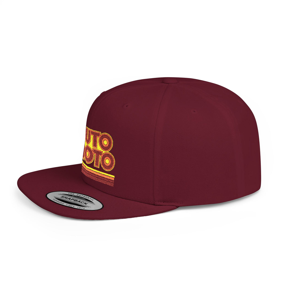 AUTO MOTO - 70s Logo Flat Bill Snapback