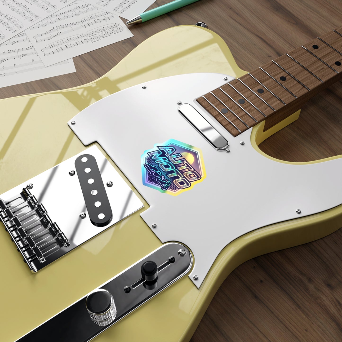 AUTO MOTO - Holographic Die-cut Stickers