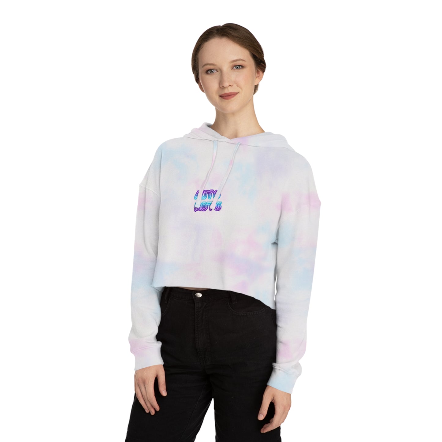 AUTO MOTO - Racing Team Logo - Women’s Cropped Hooded Sweatshirt