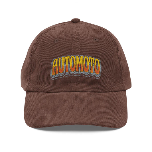 AUTO MOTO - Jefferson 2026 Vintage Corduroy Cap (Embroidery)