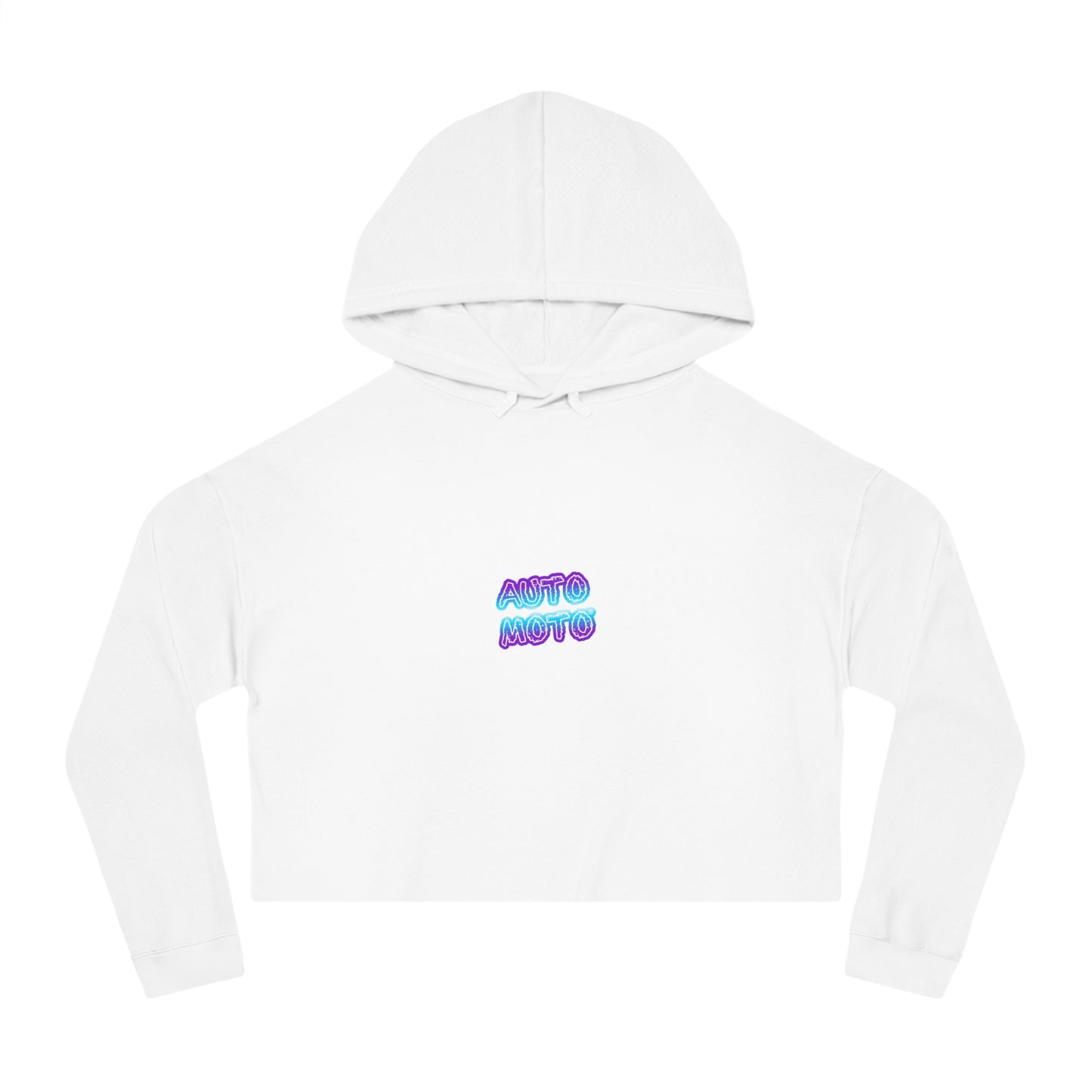 AUTO MOTO - Racing Team Logo - Women’s Cropped Hooded Sweatshirt
