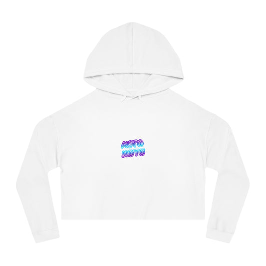 AUTO MOTO - Racing Team Logo - Women’s Cropped Hooded Sweatshirt