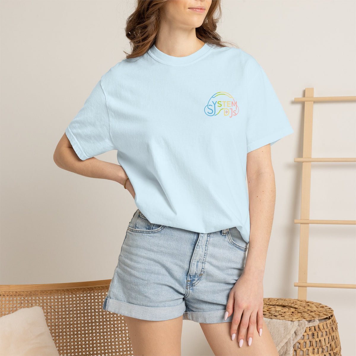 System DJ's - Behind the Booth Unisex Garment Dyed T-Shirt