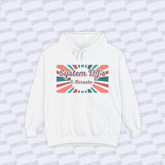System DJs - Logo - Unisex Garment Dyed Hoodie