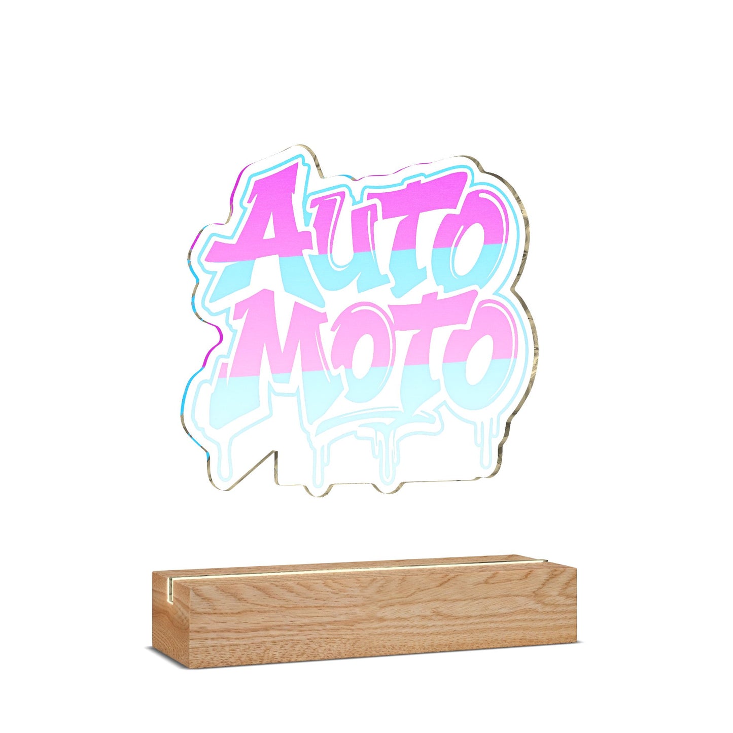 AUTO MOTO - Custom Shape Night Light (UV)