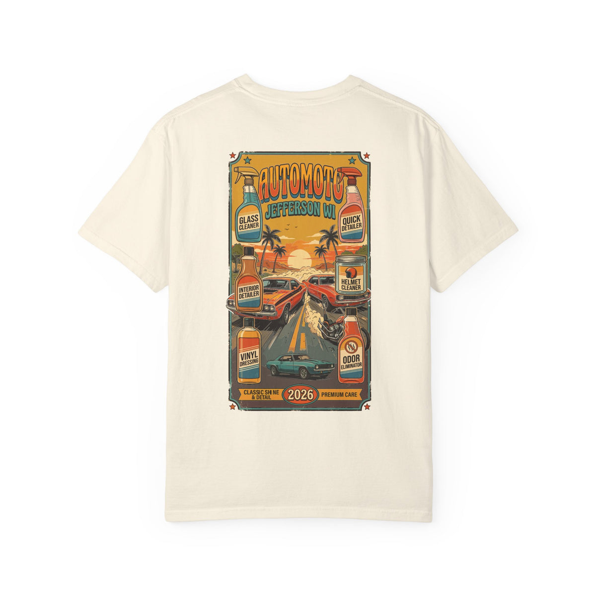 AUTO MOTO - Jefferson Show 2026 Unisex Garment-Dyed T-shirt