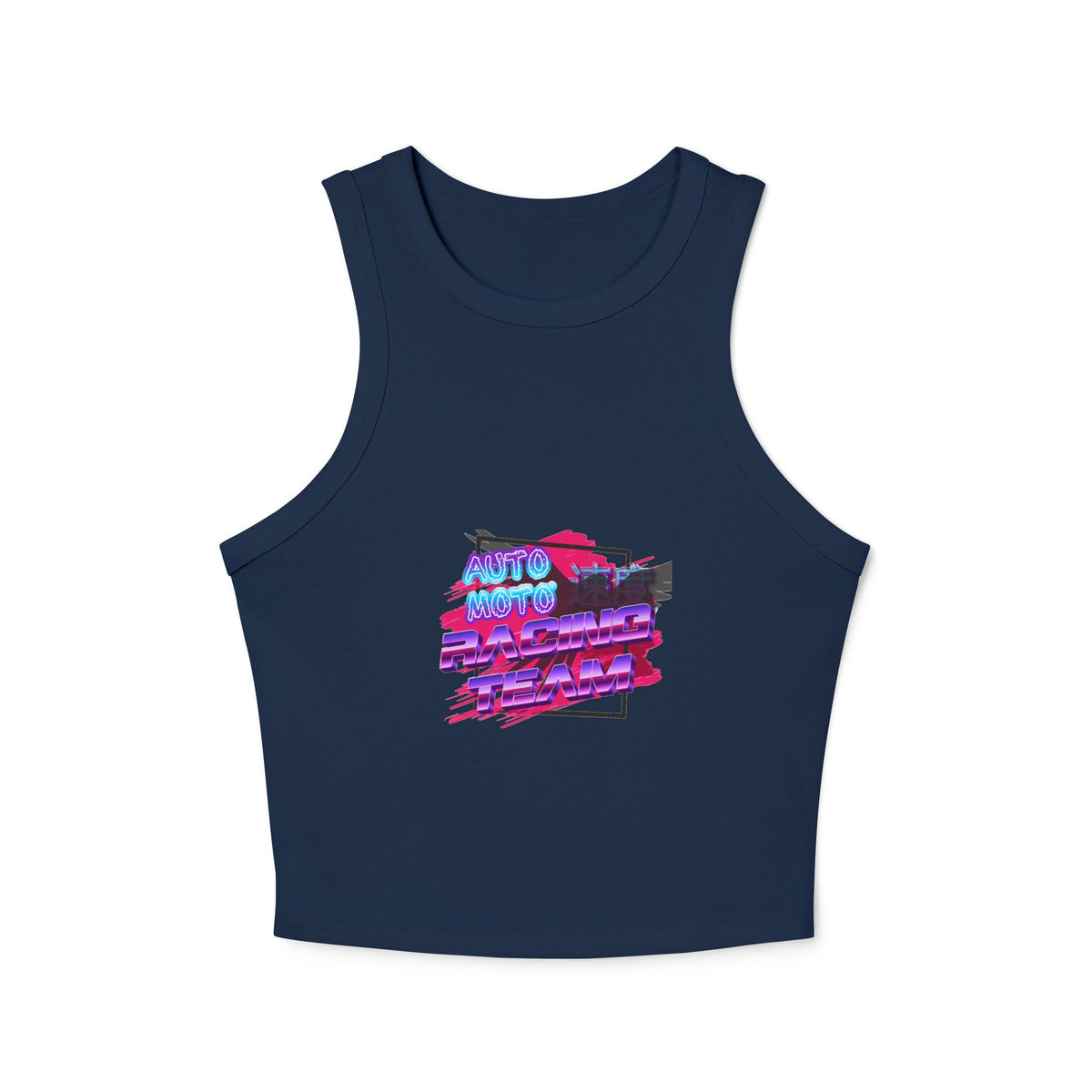 AUTO MOTO - Women's Micro Rib Racer Tank Top