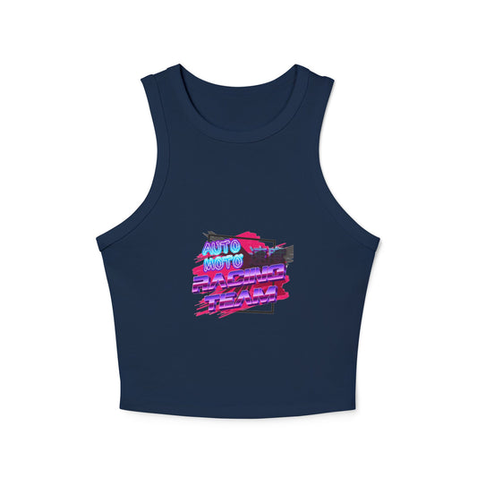 AUTO MOTO - Women's Micro Rib Racer Tank Top