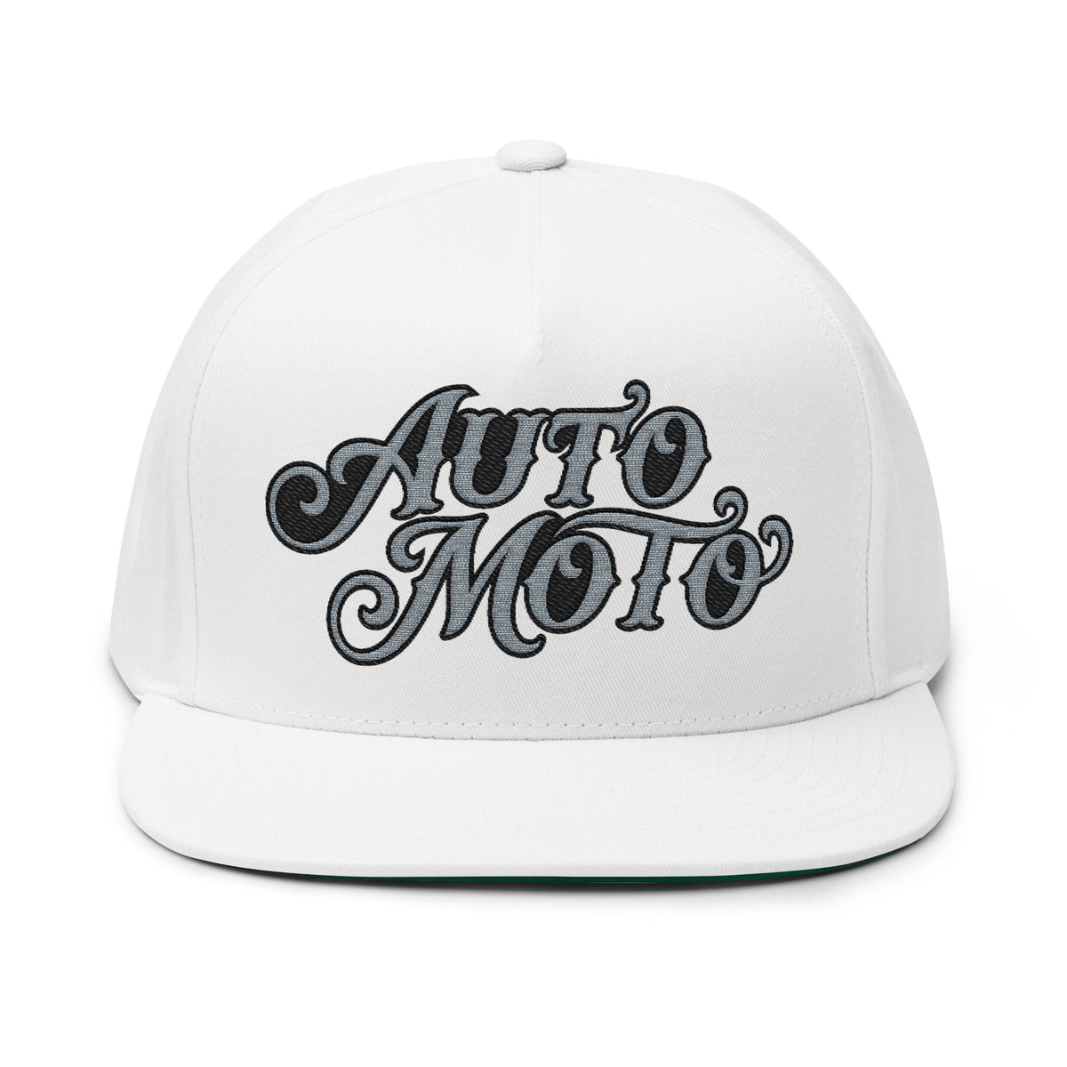 AUTO MOTO - Flat Bill Cap (Embroidery)