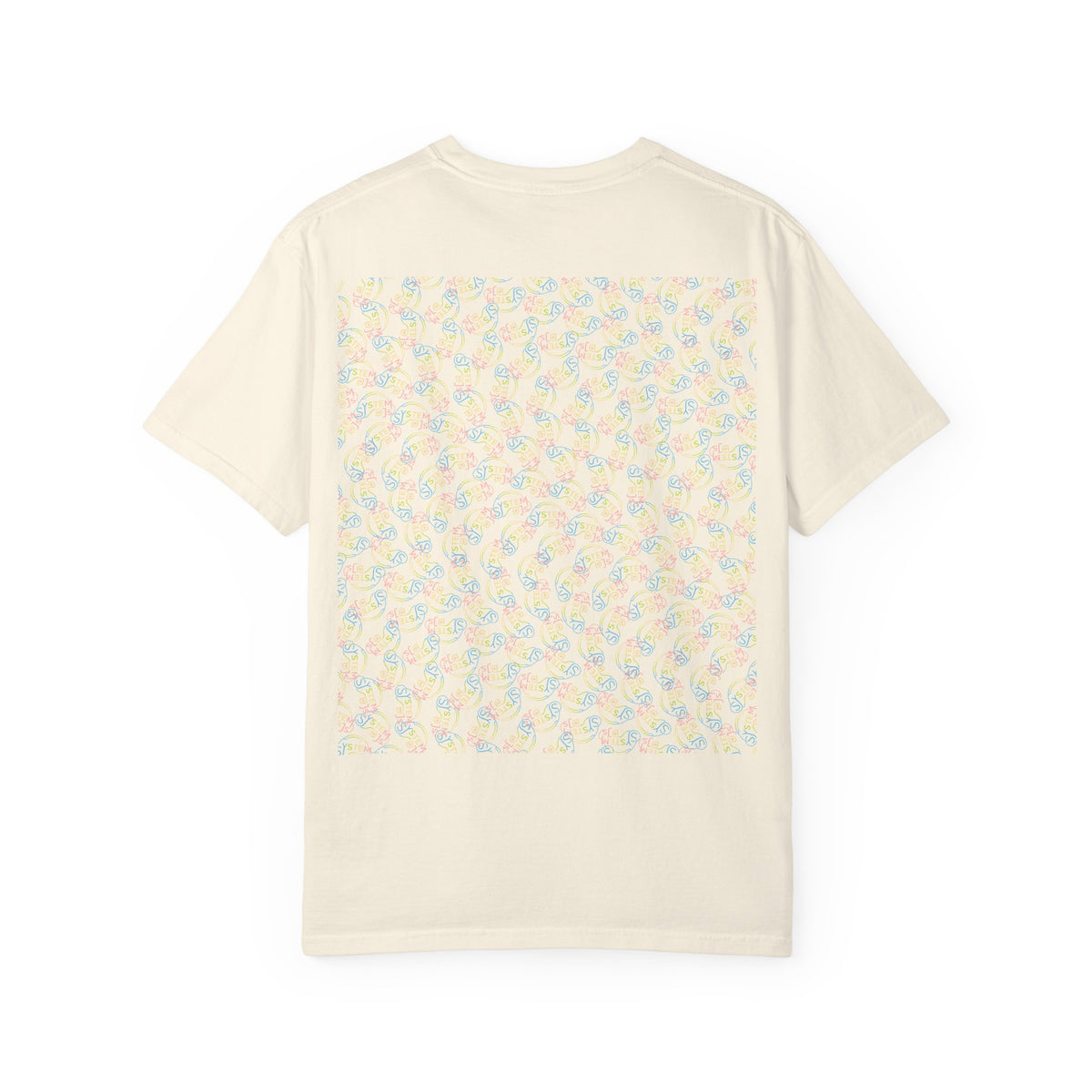 System DJ's - 70s Logo Unisex Garment Dyed T-Shirt