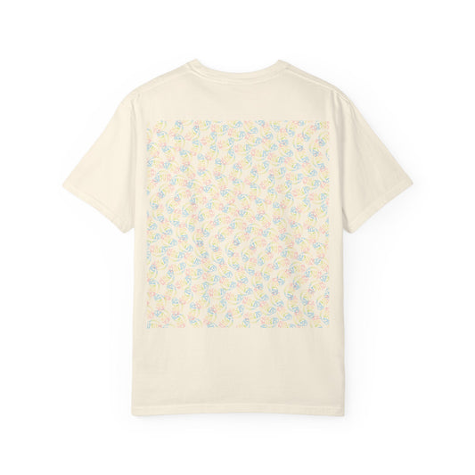 System DJ's - 70s Logo Unisex Garment Dyed T-Shirt