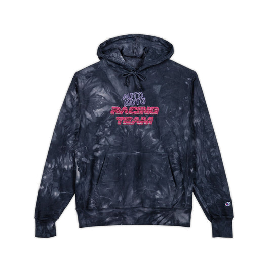 AUTO MOTO - Racing Team Champion Tie-Dye Hoodie (Embroidered)
