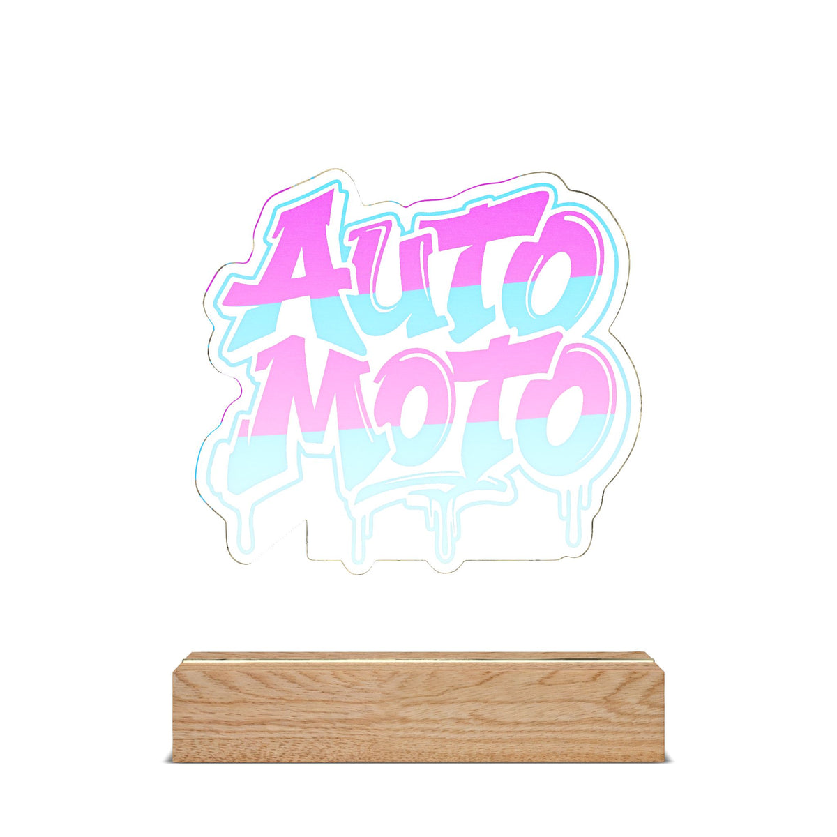 AUTO MOTO - Custom Shape Night Light (UV)