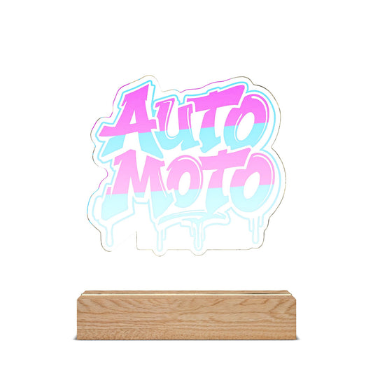 AUTO MOTO - Custom Shape Night Light (UV)