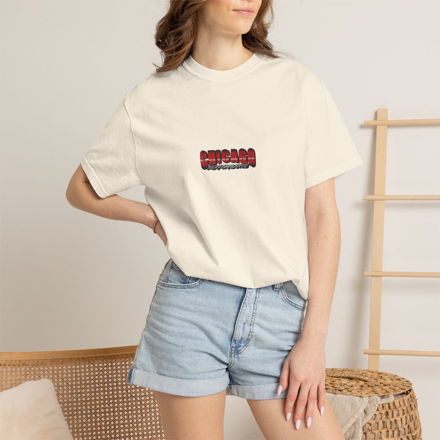Chicago Performance "Bike Collage"  Garment-Dyed T-shirt