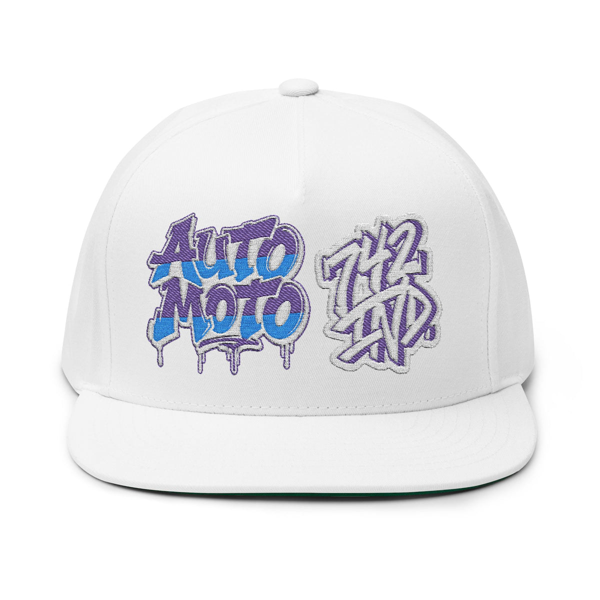 AUTO MOTO - Flat Bill Cap (Embroidery)