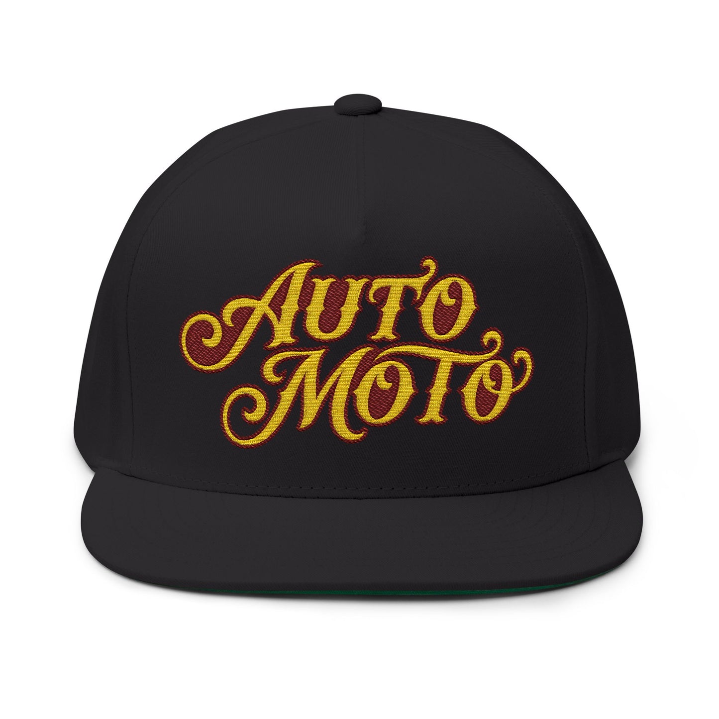 AUTO MOTO - Flat Bill Cap (Embroidery)
