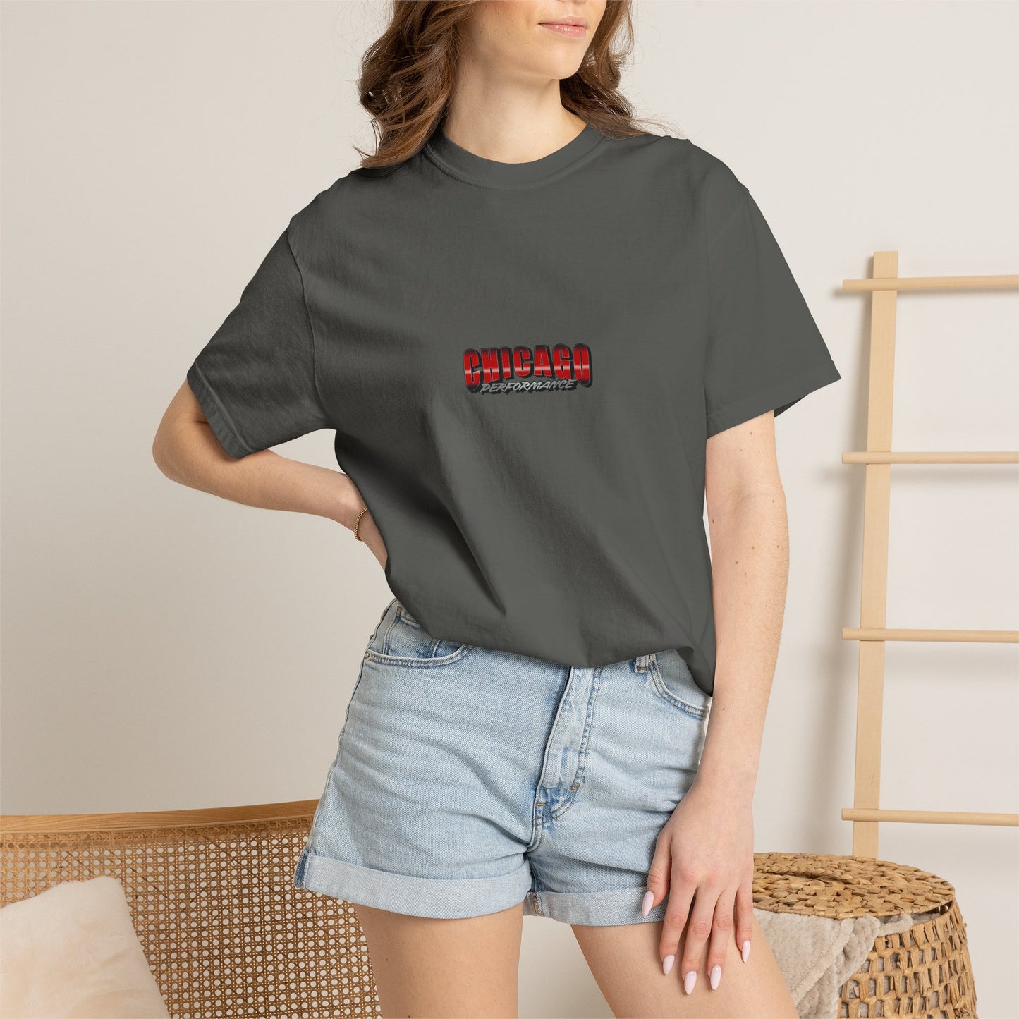 Chicago Performance "Bike Collage"  Garment-Dyed T-shirt