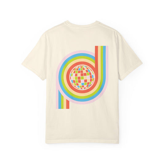 System DJ's - Disco Ball Unisex Garment Dyed T-Shirt