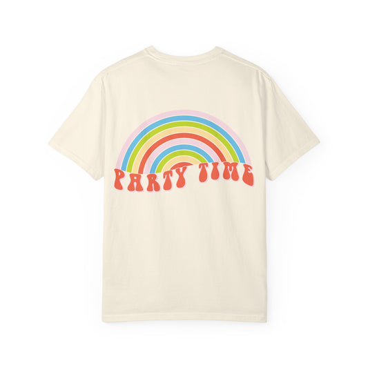 System DJ's - Party Time Unisex Garment Dyed T-Shirt