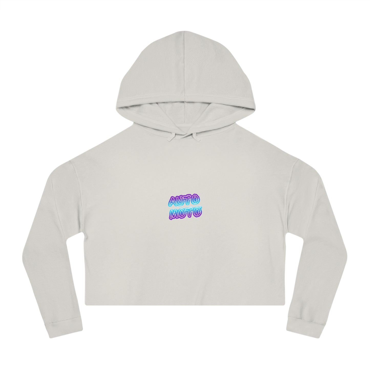 AUTO MOTO - Racing Team Logo - Women’s Cropped Hooded Sweatshirt
