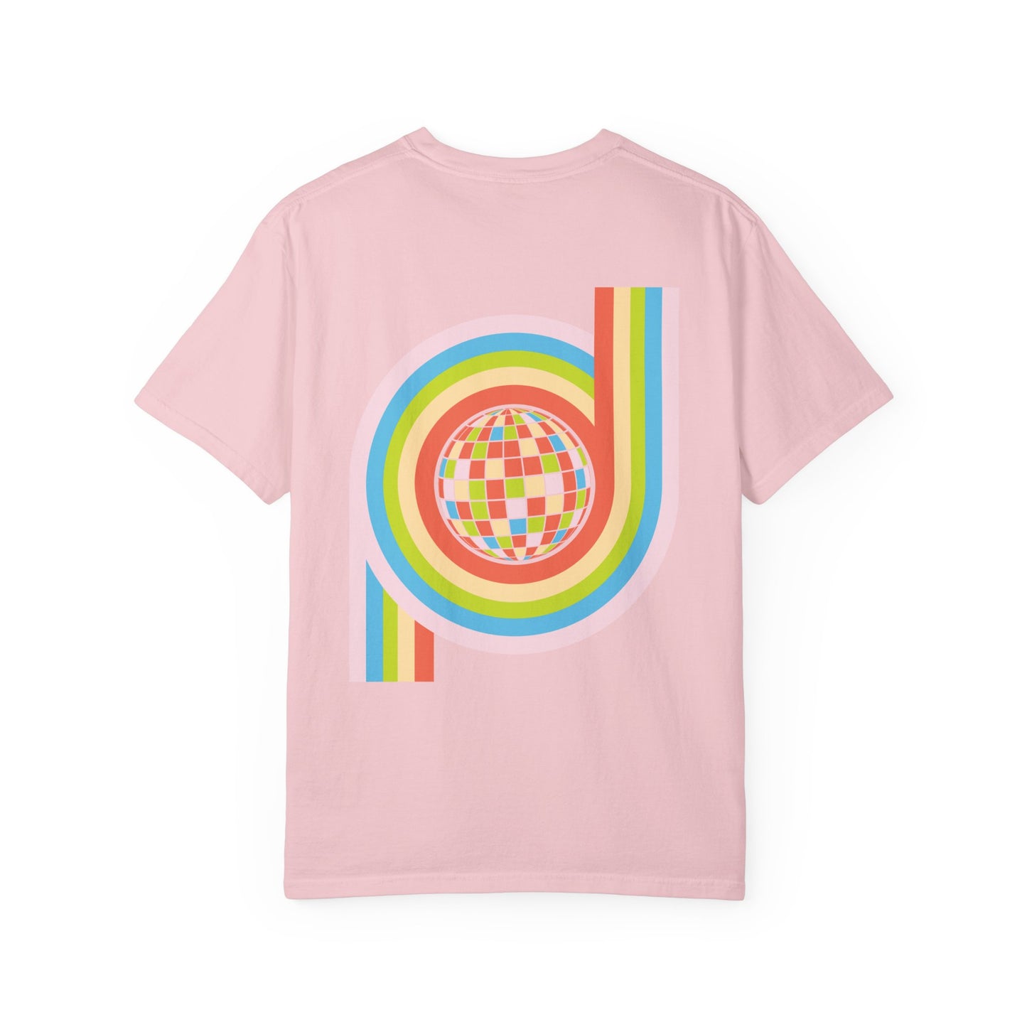 System DJ's Disco Ball Unisex Garment Dyed T-Shirt