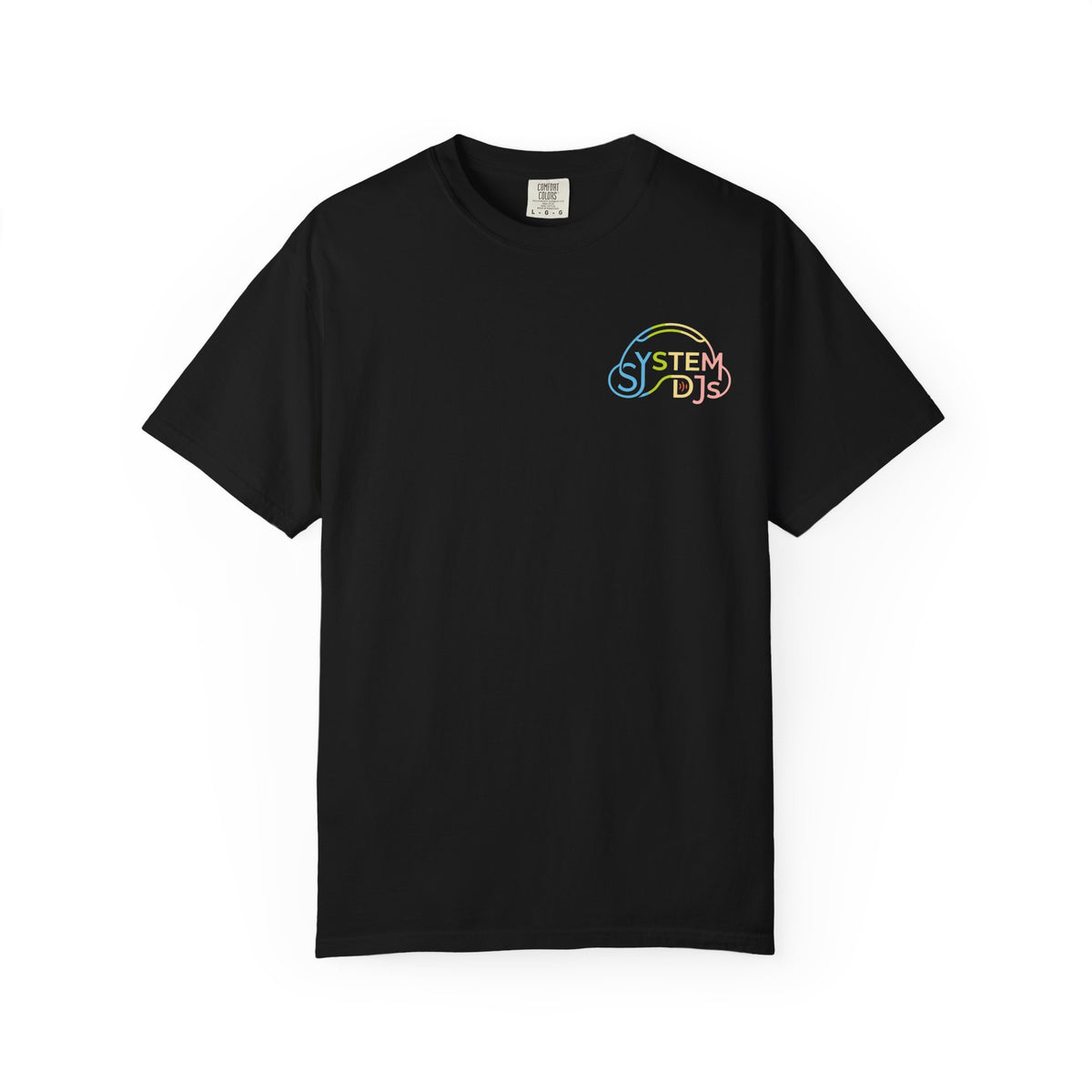 System DJ's - 70s Logo Unisex Garment Dyed T-Shirt