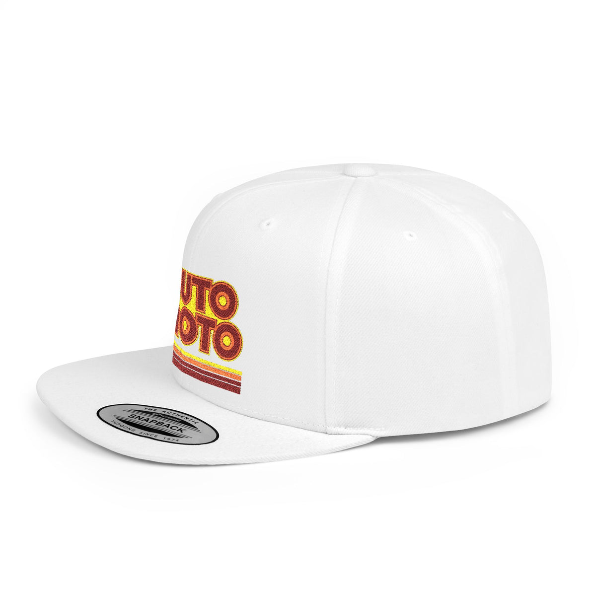 AUTO MOTO - 70s Logo Flat Bill Snapback
