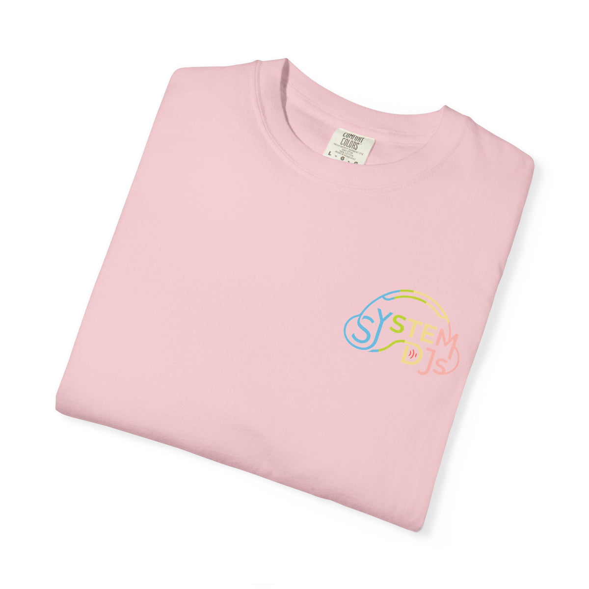 System DJ's - 70s Logo Unisex Garment Dyed T-Shirt