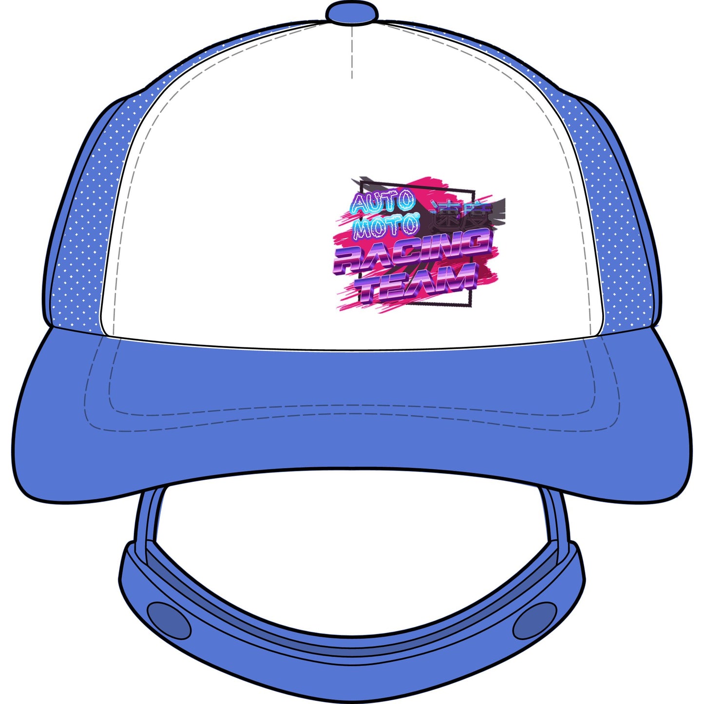 AUTO MOTO -  Doggy Racing Team Foam Trucker Hat