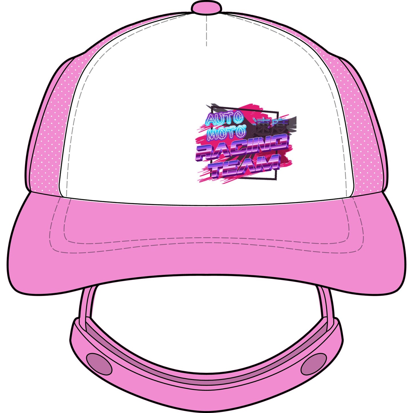 AUTO MOTO -  Doggy Racing Team Foam Trucker Hat