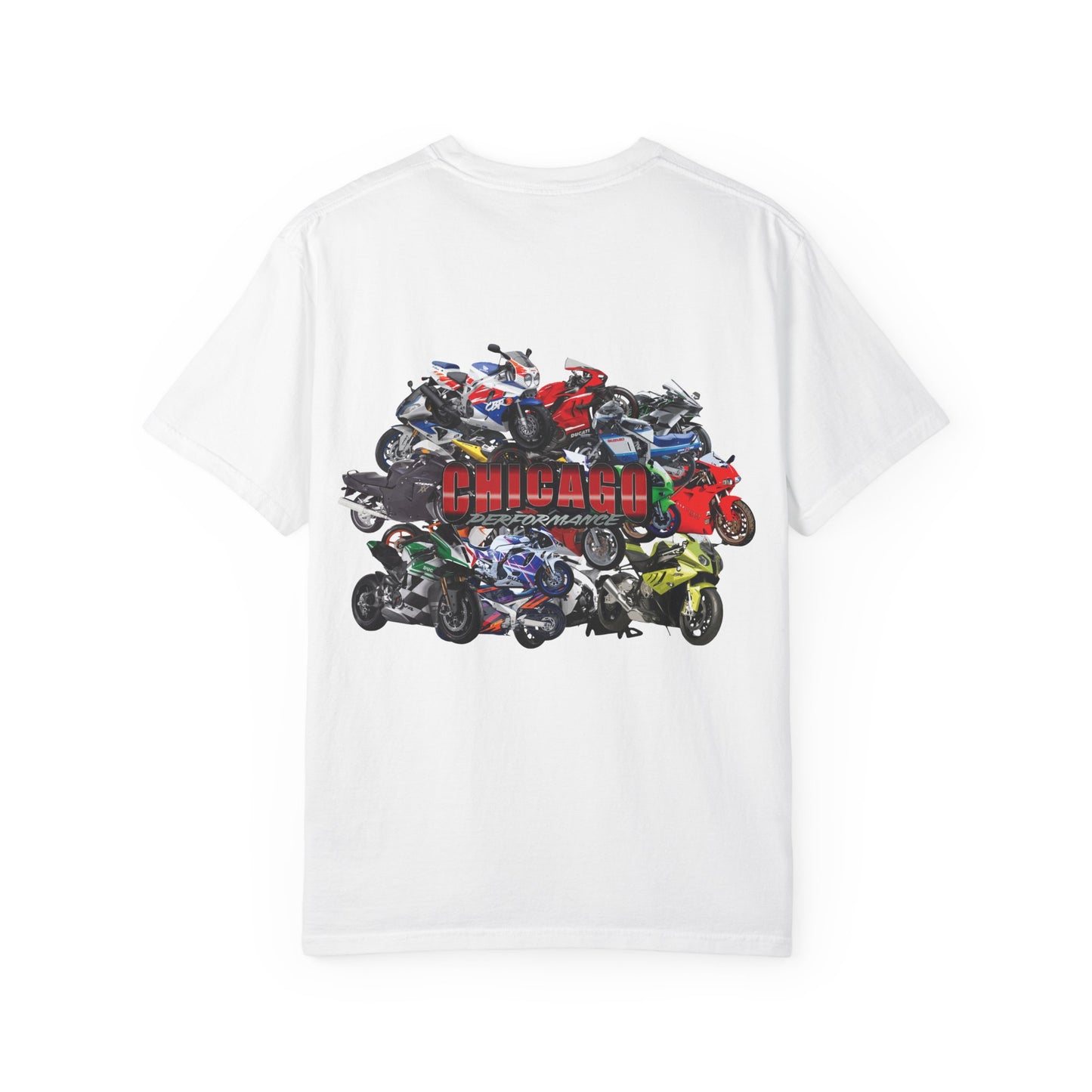 Chicago Performance "Bike Collage"  Garment-Dyed T-shirt