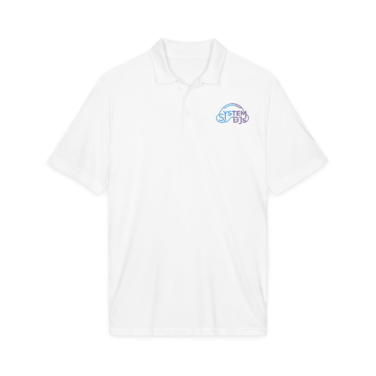System DJs - Sport Polo Gradient Embroidered Logo