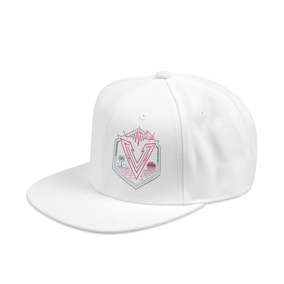 VICE Soundworks - White Snapback Hat | Embroidered Cap