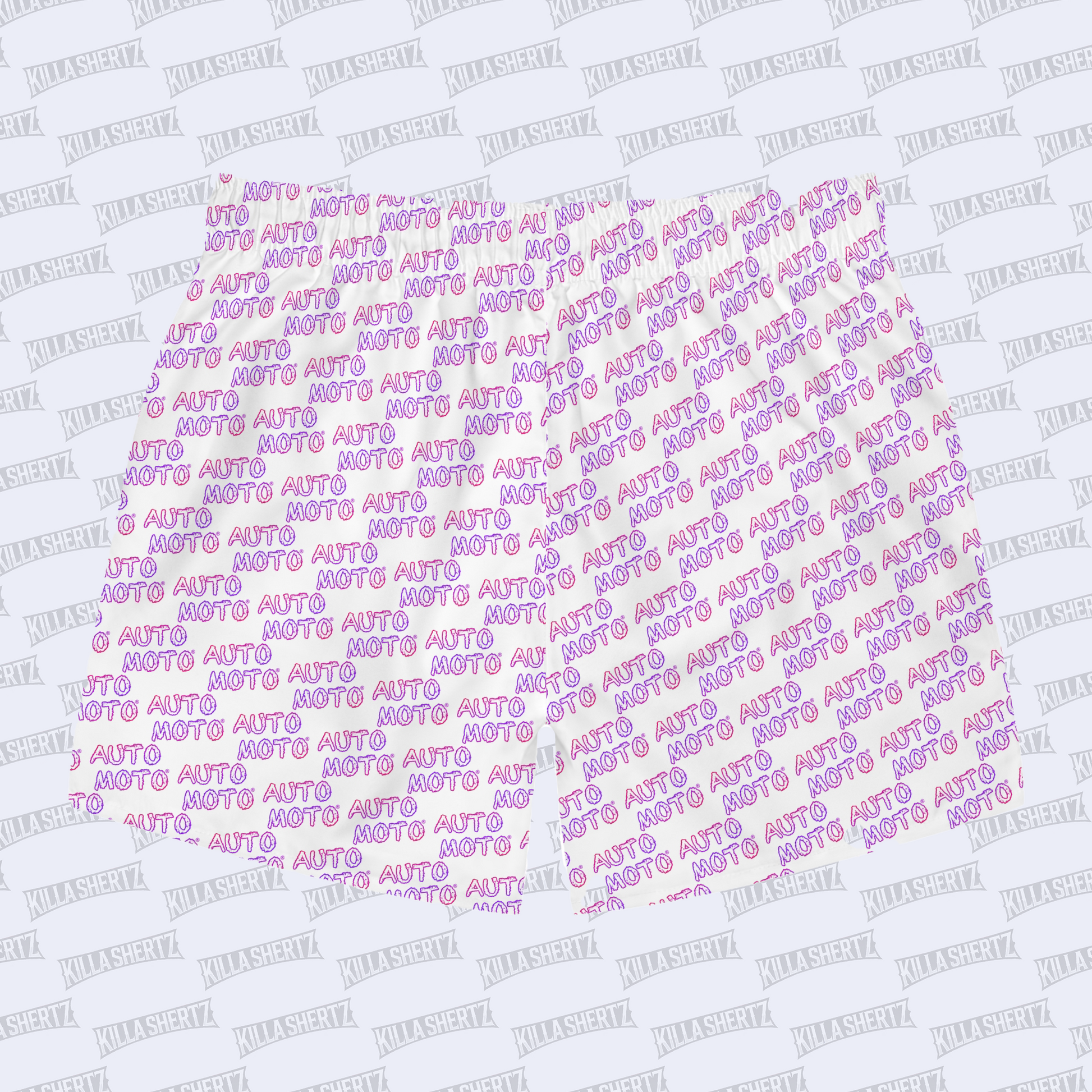Auto Moto - Logo Men's Swim Trunks - Back