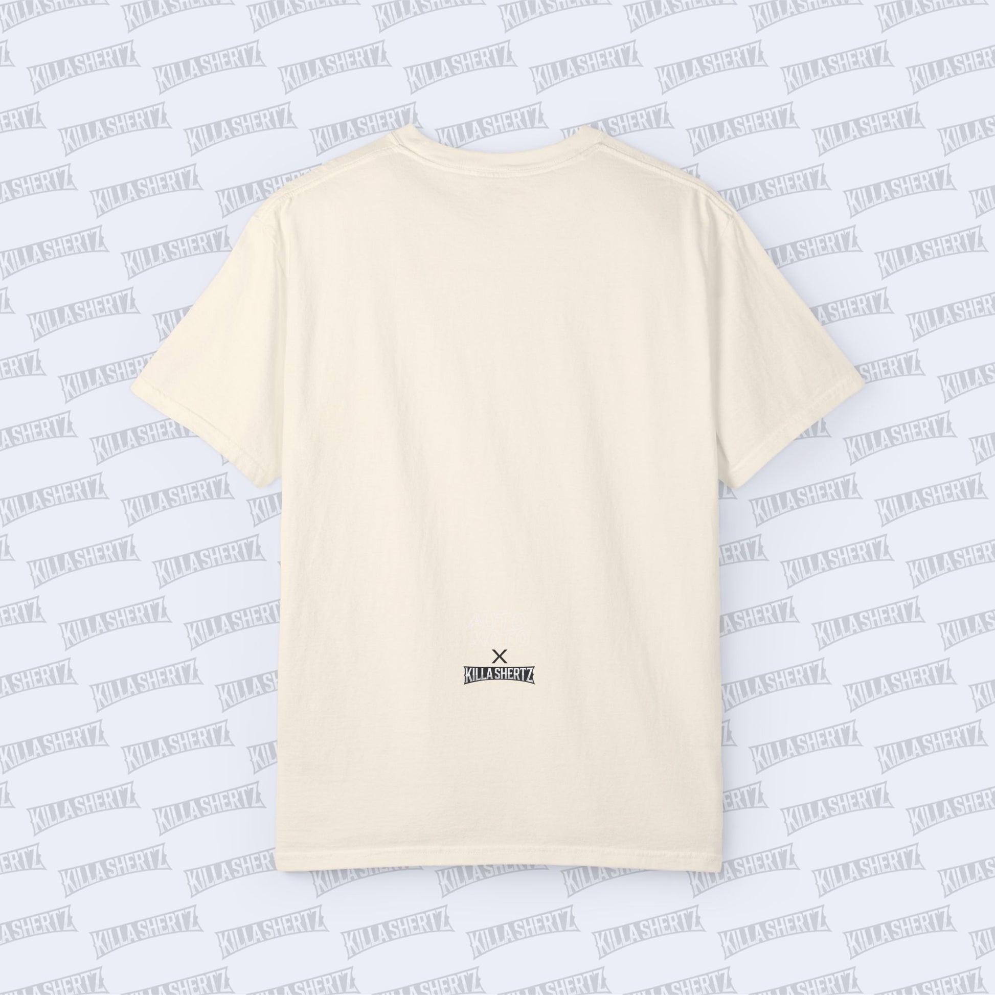 Killa Shertz x Auto Moto - Arts Collection Always Take Care of Your Ride Western Unisex Garment Dyed T-Shirt Back