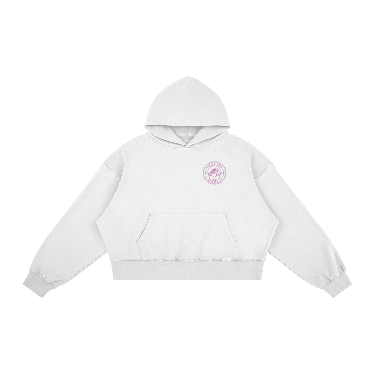 BUCKLE BUNNIES - Hell on Heels - Boxy Fleece Hoodie