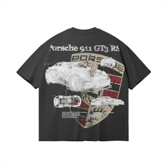 AUTO MOTO - 911 Wireframe T-Shirt